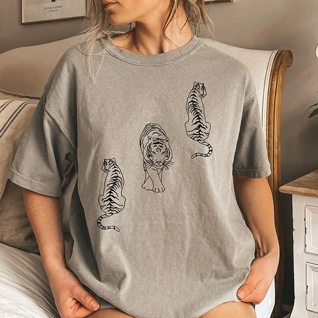 Comfortable Wear Tiger Heavyweight Tee