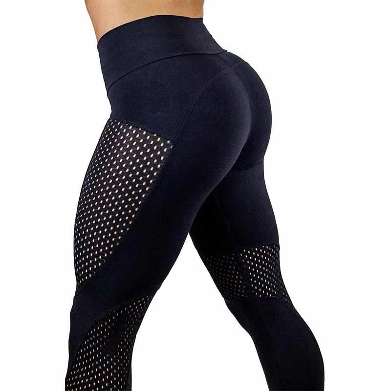 Comfortable Mind Mesh Patern Leggings