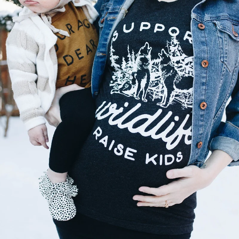 Classic Series Support Wildlife Raise Kids Lightweight Tee