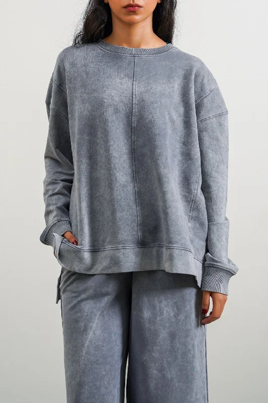 Fashion Classic CLASSIC  WASHED-EFFECT SWEATSHIRT