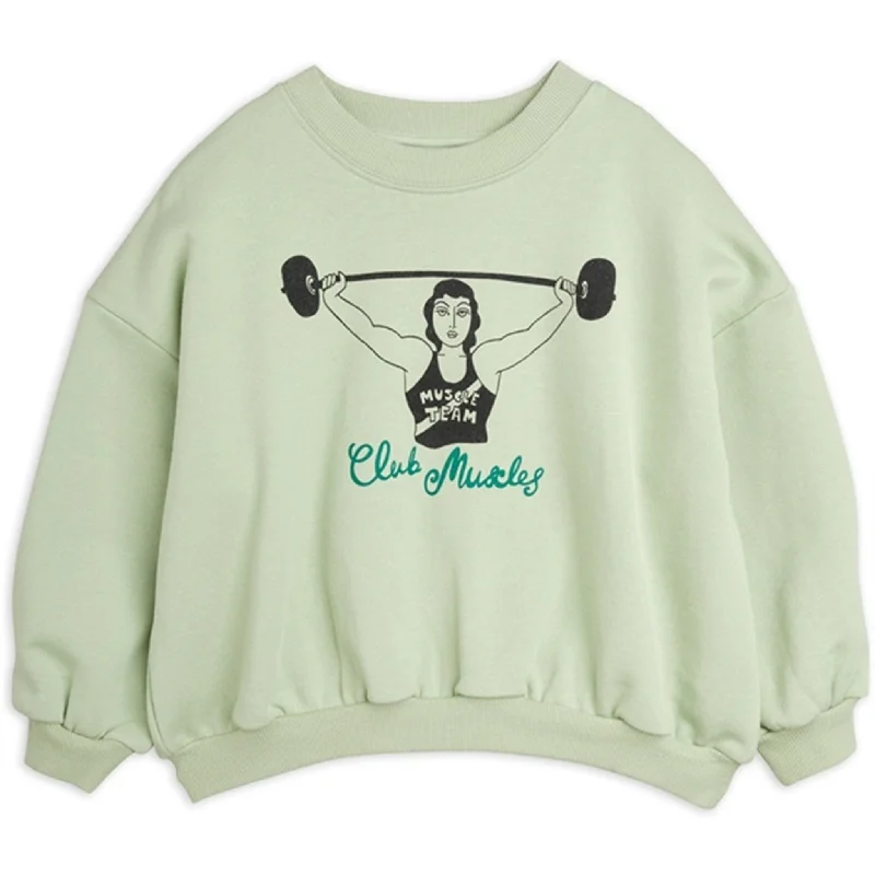 Exquisite Tailoring Mini Rodini Green Club Muscles Sp Sweatshirt