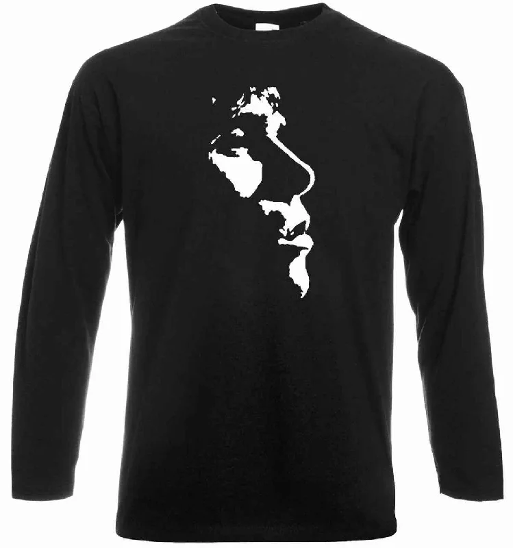 Classic Color Ian Brown T-Shirt Long Sleeve The Stone Roses Rock Band Tee Top