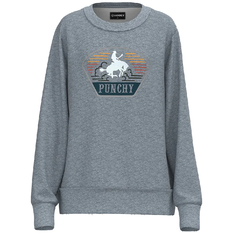 Economic Outlook "The Crew" Punchy Ladies Grey Pullover