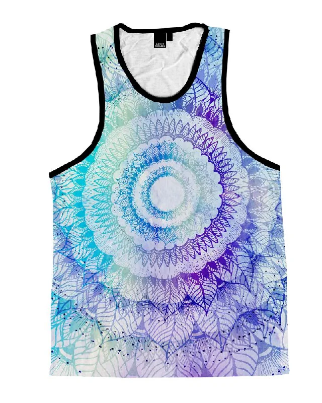 Sweet Breath Rose Magic Mandala Unisex Tank Top
