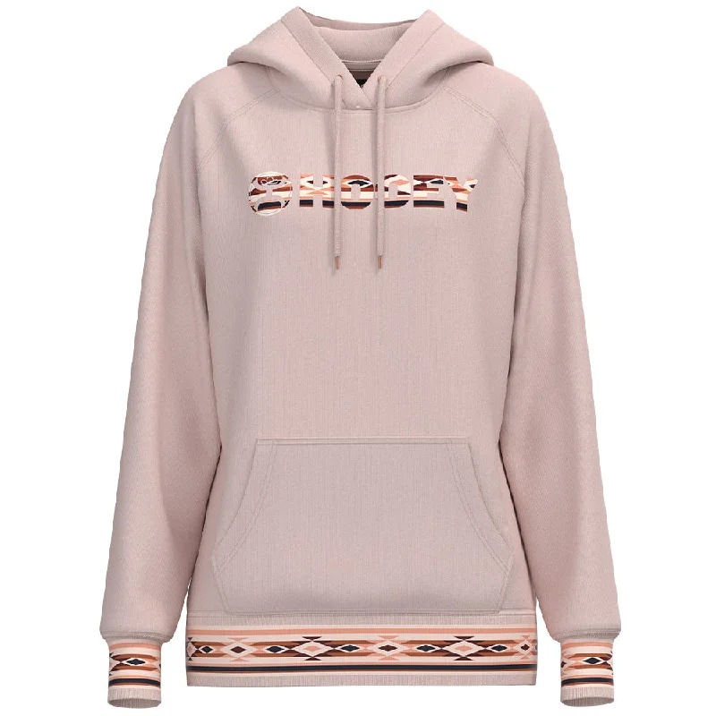 Fashionable In The Times "The Dally " Pink/Aztec w/ Hooey Logo Hoody