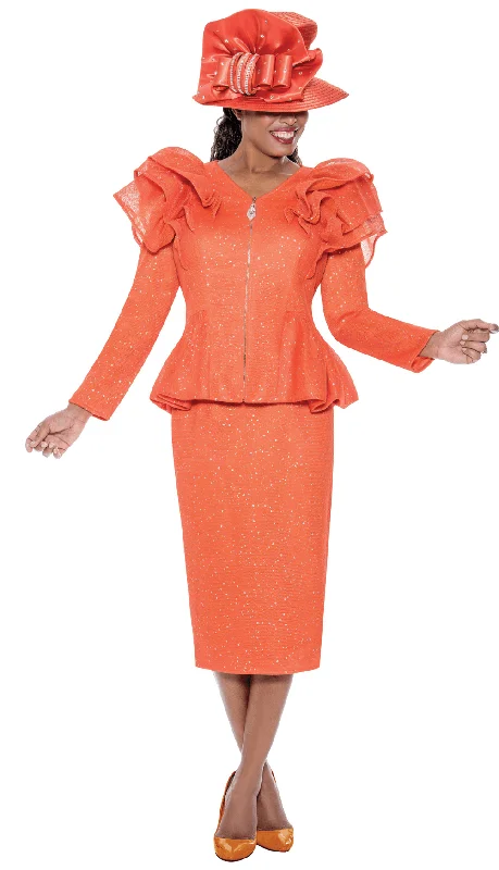 Fashionable Items GMI Church Suit 400742-Orange