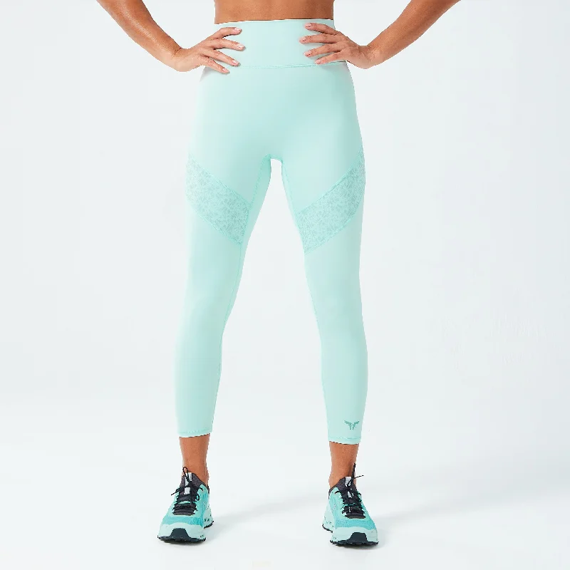 Simple Design Glitch Leggings 24" - Surf Spray