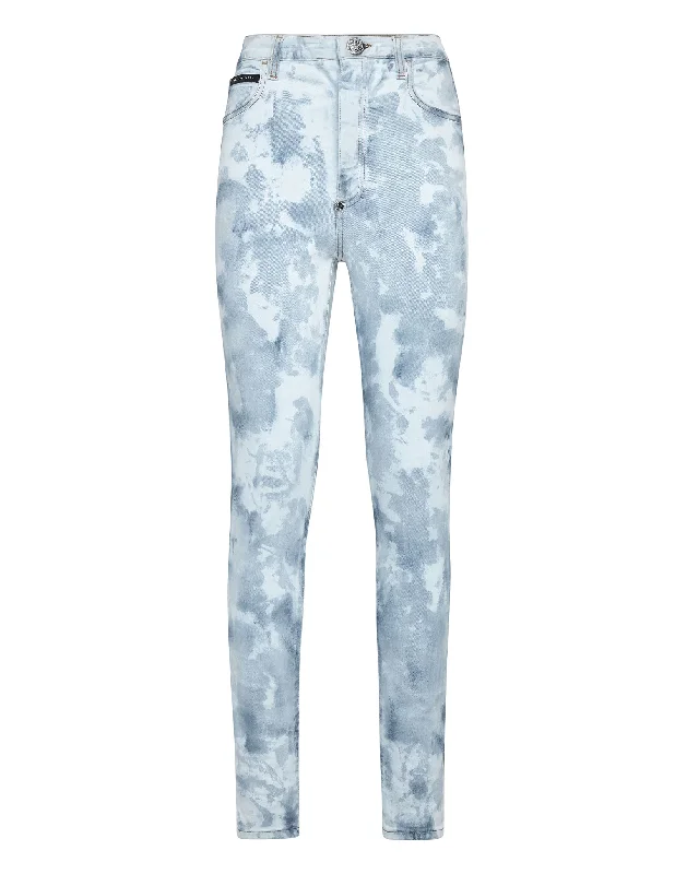 Practical Style Denim Super High Waist Jegging