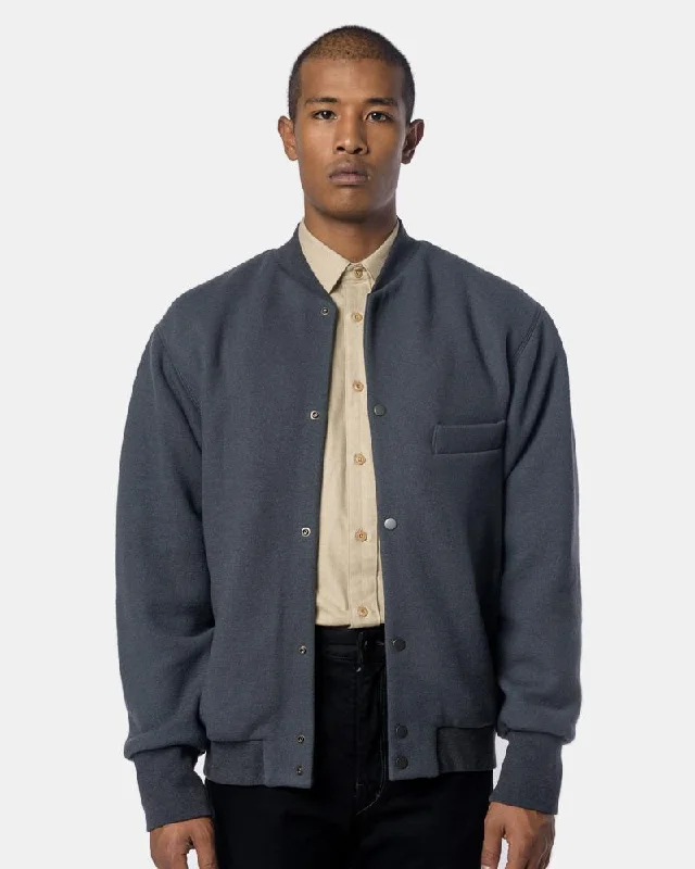 High-end Fashion Bomber Jacket in Anthracite