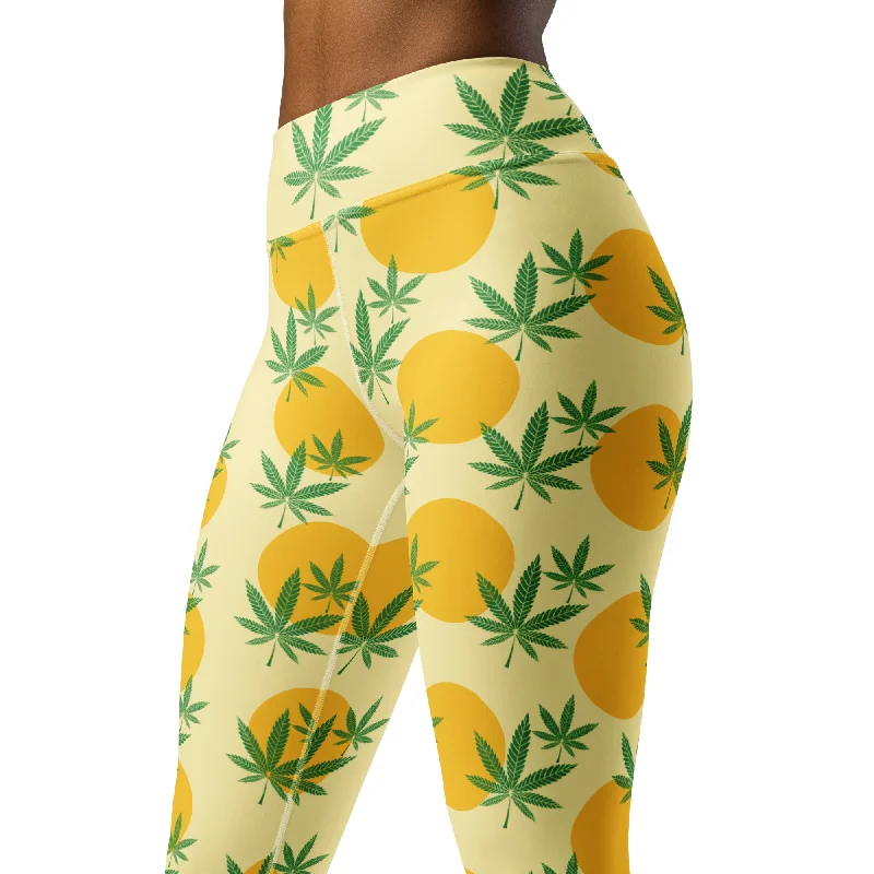 Personalized Wear Banana Mania Yoga Leggings
