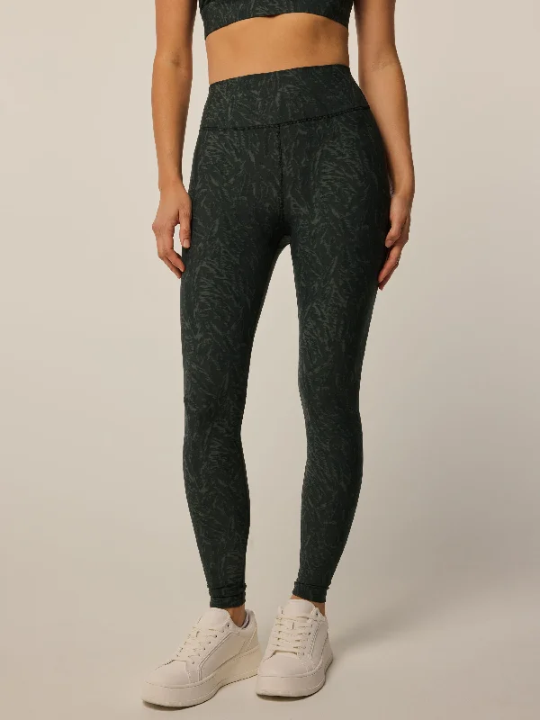 Unique Fashion Feather Jacquard Luna Legging