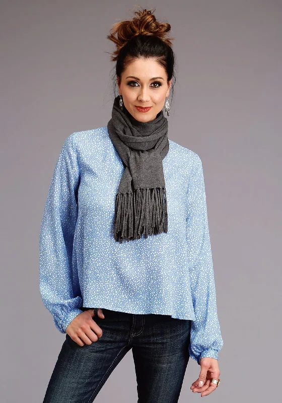 Luxury Customization Stetson Womens Heathered Grey Rayon Sweater Scarf