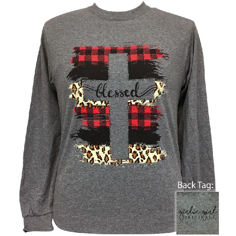Noble And Elegant Blessed Patterns-Graphite Heather LS-2336