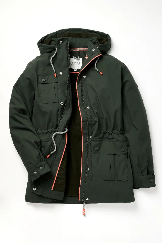 Editorial Design River Waterproof Jacket - Deep Khaki