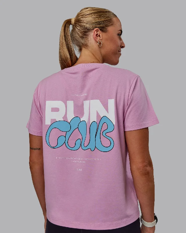 Basic Version Gone Running FLXCotton Tee - Bubblegum-Skyride