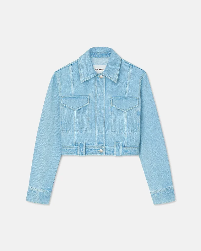 Fashionable And Fashionable Verena - Sale Denim Jacket - Sun Bleach