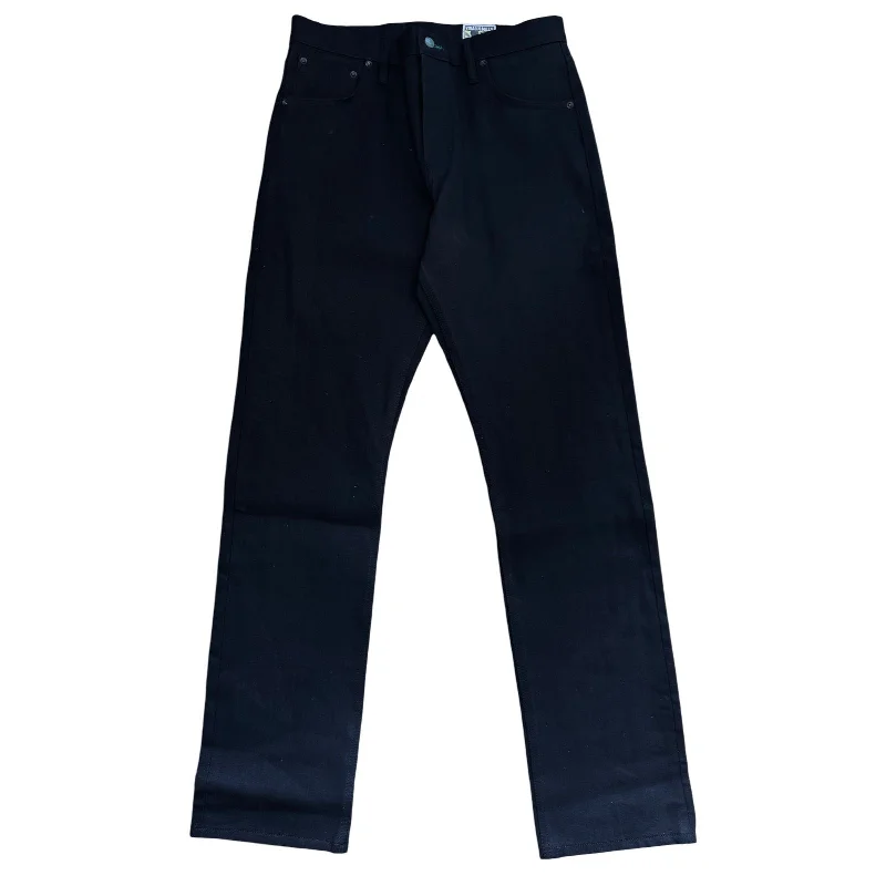 European Plan Greaser Black Maria Vidalia Mills 14 oz Selvedge Sulphur Denim