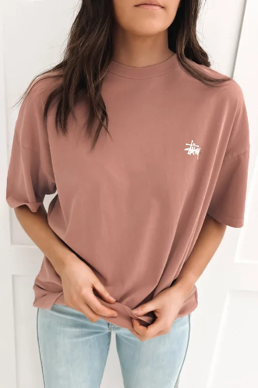 Luxury Classic Graffiti Pigment Relaxed Tee Sienna