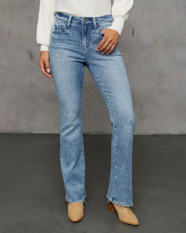 Exquisite Tailoring Shelton Mid Rise Bootcut Denim