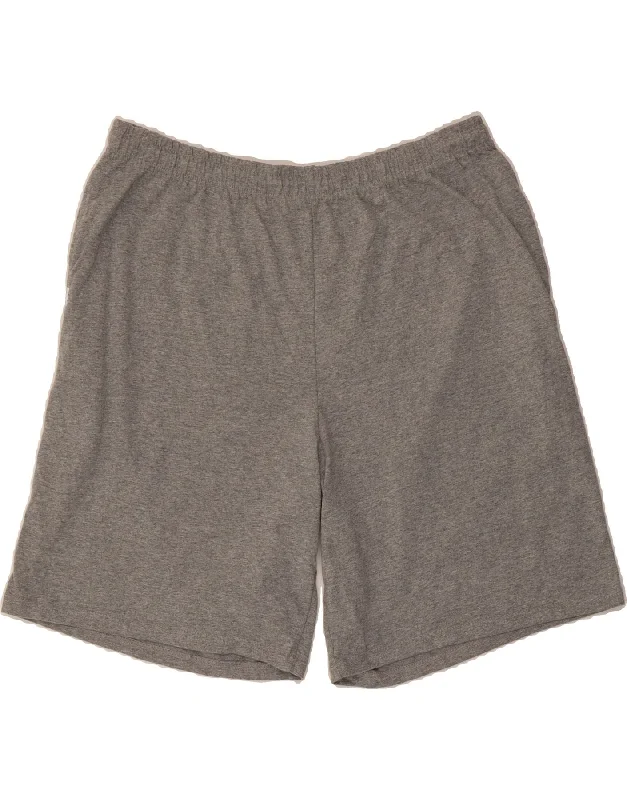 Youthful Vitality RUSSELL ATHLETIC Womens Sport Shorts UK 18 XL  Grey Polyester