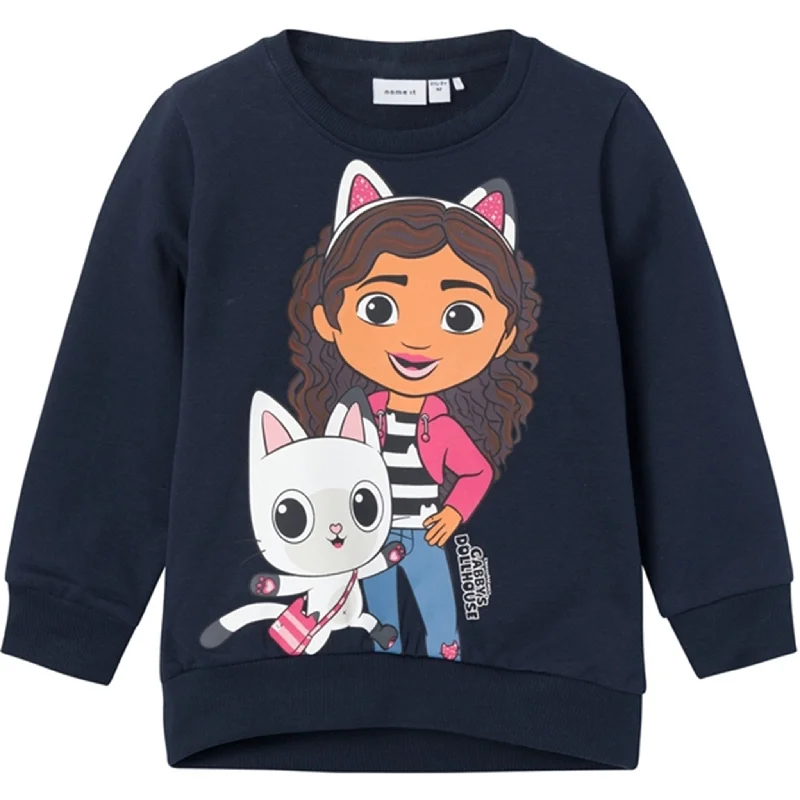High-end Fashion Name it Dark Sapphire Ness Gabby Sweatshirt Noos