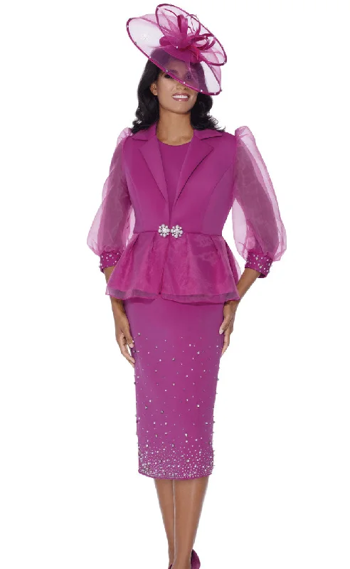 Sports Series GMI Church Suit 400503-Hot Pink