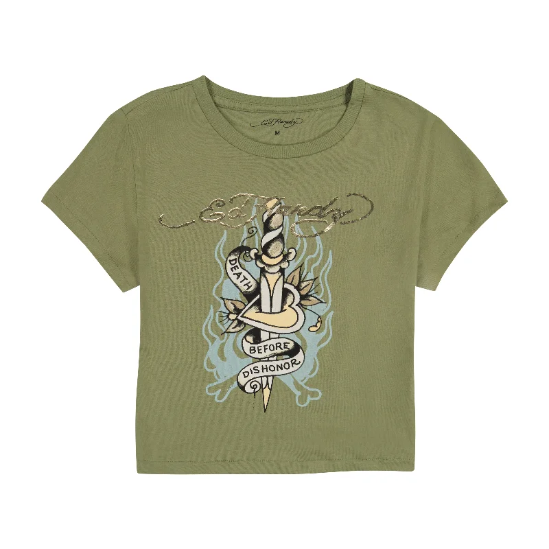 Advanced Design Death Before Dishonor Baby Tee