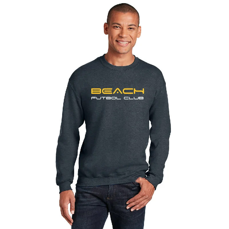 Personal Charm Crew Neck Sweatshirt with Text Logo