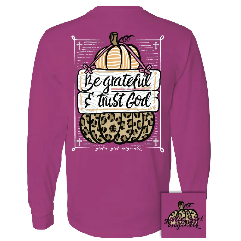 End Of The Year Grateful Pumpkin LS-2412 Cyber Pink