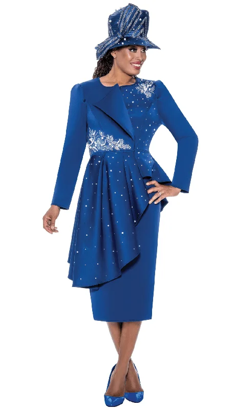 Breathable Design GMI Church Suit 400712-Royal Blue
