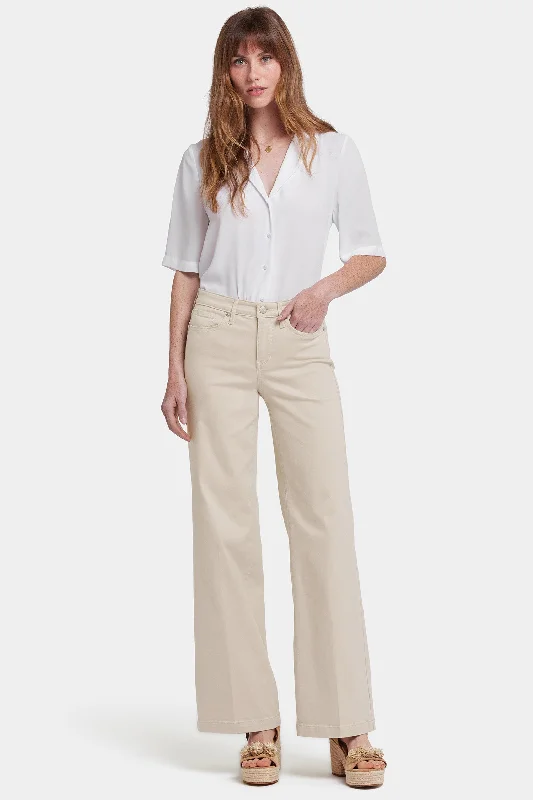 Practical Style Teresa Wide Leg Jeans - Feather