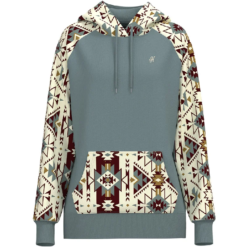 Fashion Expert "Legendary Hoody" Blue/ Cream w/Aztec