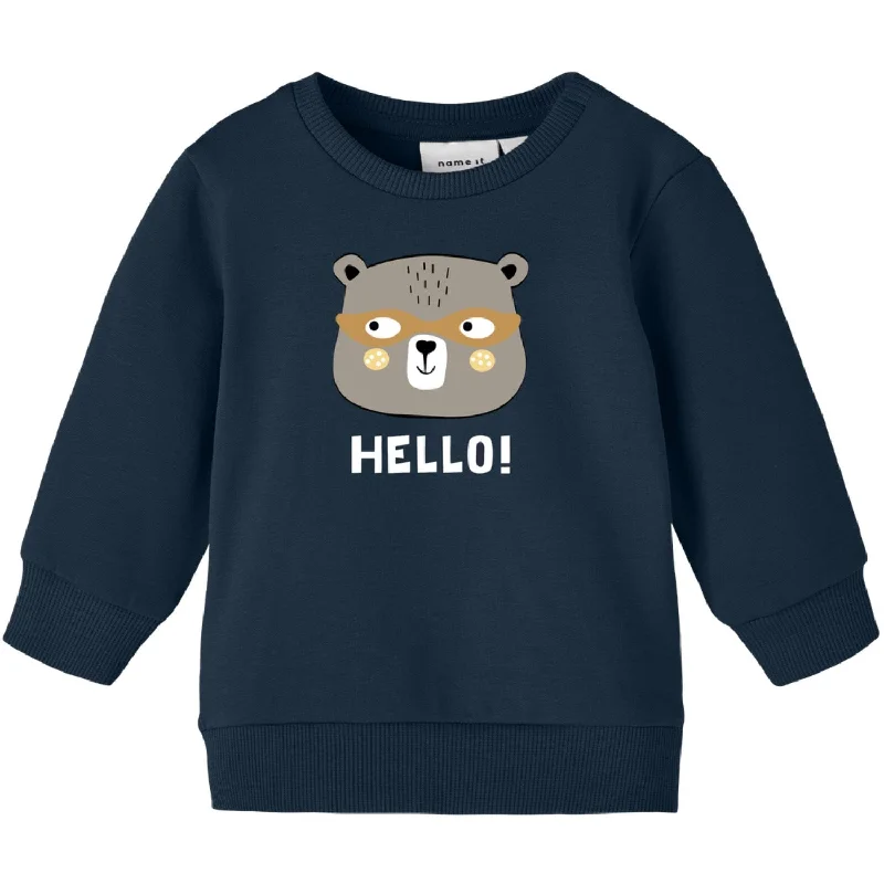 Fashionable Prints Name It Dark Sapphire Vonne Sweatshirt