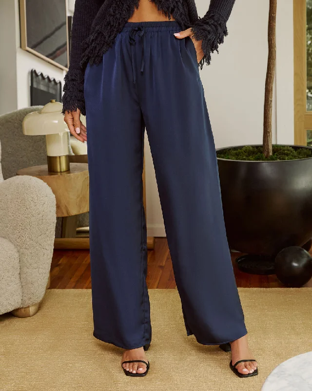 Refreshing Design Brayley Crepe High Rise Pants