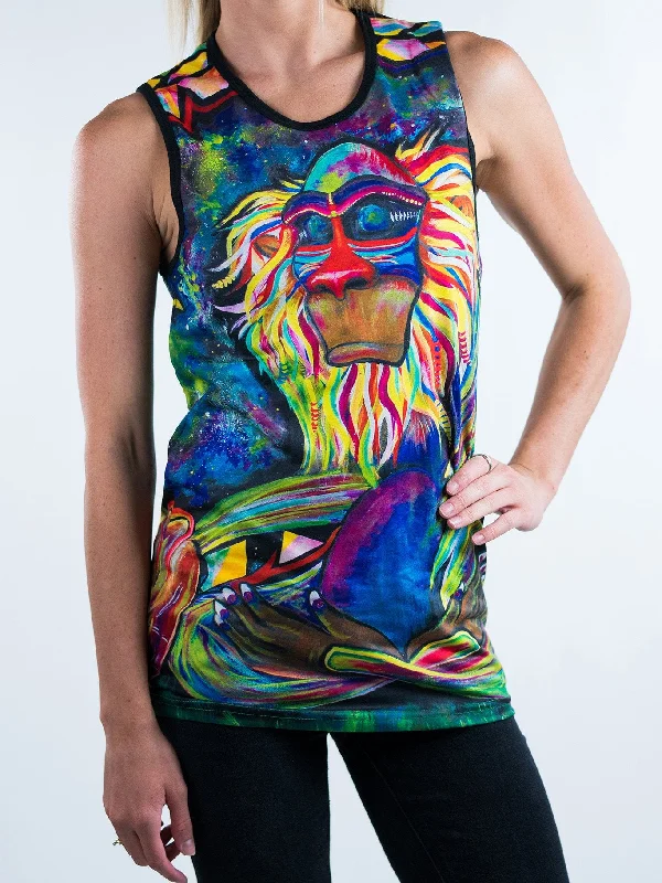 Fashion Concept Meditating Rafiki Unisex Tank Top
