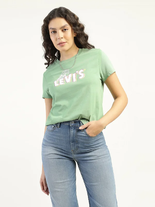 Fashionable In The Times Women's Graphic Print Relaxed Fit T-shirt