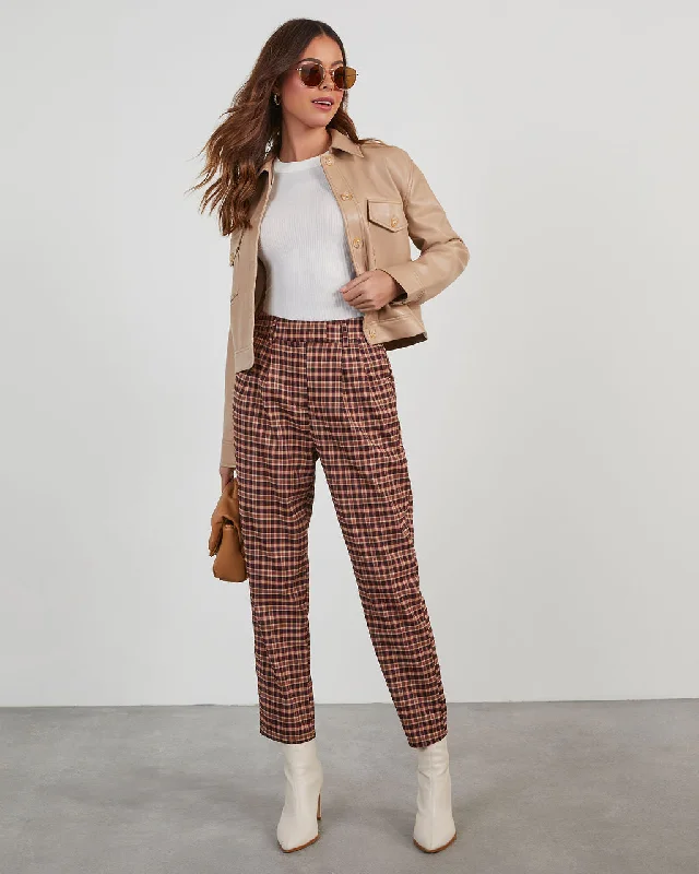 Integrated Design Connelly Plaid Trouser Pants