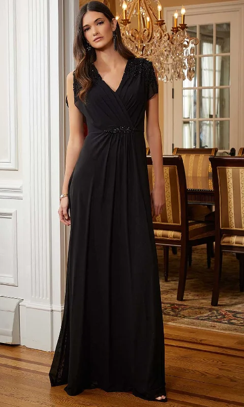 Perfect Tailoring MGNY By Mori Lee 72816 - Beaded Mesh Evening Gown
