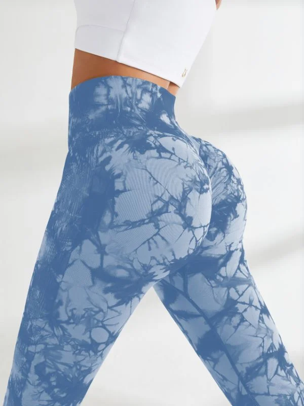 Printed Patterns ZASUWA Female High Waist Quick-Dry Fitness Yoga Leggings