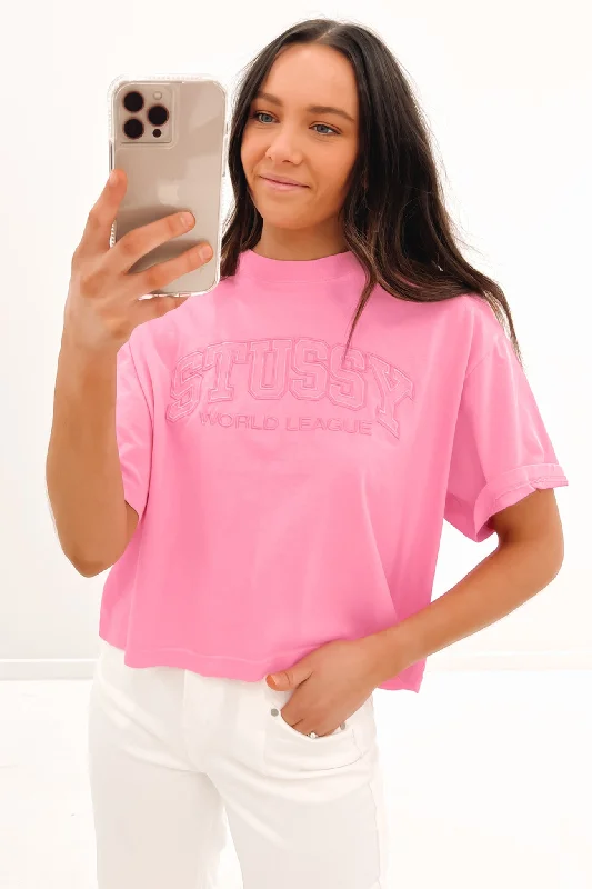 Fashion Wear World League Boxy Tee Lemonade