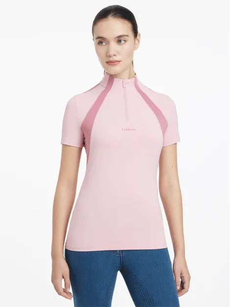 New Design Maria Mesh Short Sleeve Base Layer - Le Mieux Ladies