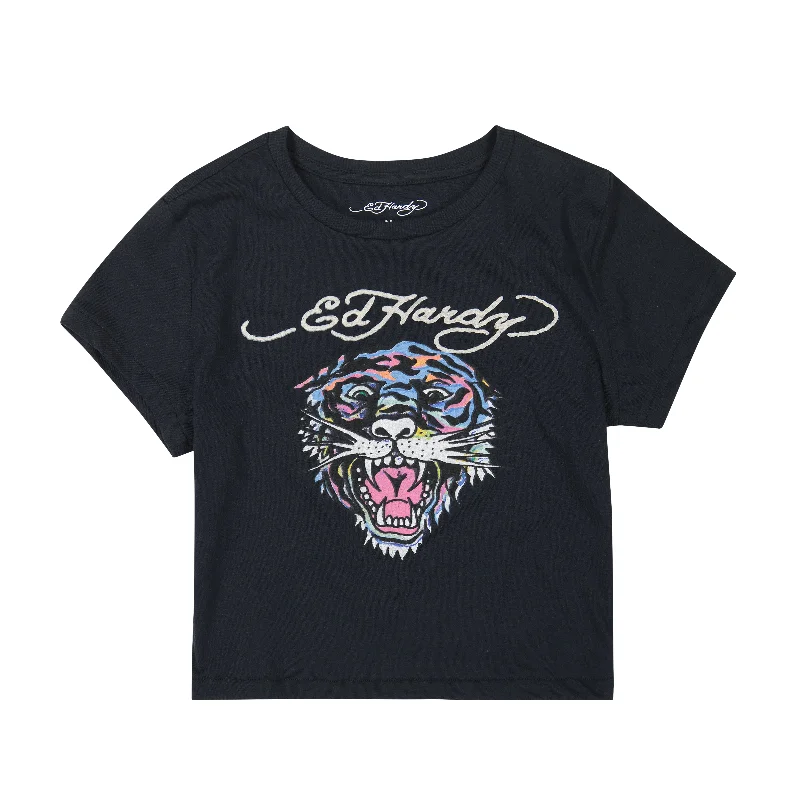 Modernism Rainbow Tiger Baby Tee