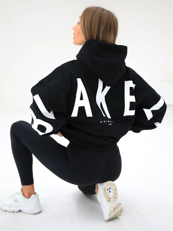 Fashionable Inner Wear Isabel Oversized Hoodie - Black