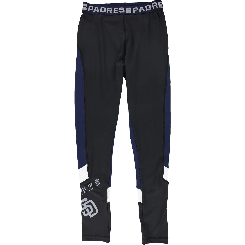 High Street Series G-III Sports Womens San Diego Padres Compression Athletic Pants, Multicoloured, Medium