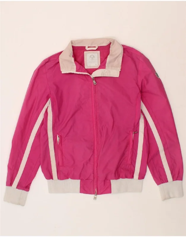Luxury Customization NORTH SAILS Womens Tracksuit Top Jacket UK 16 Large Pink Colourblock