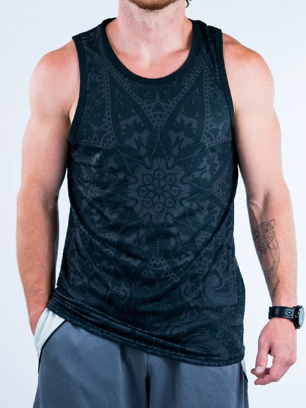 British Style Ghost Mandala Unisex Tank Top