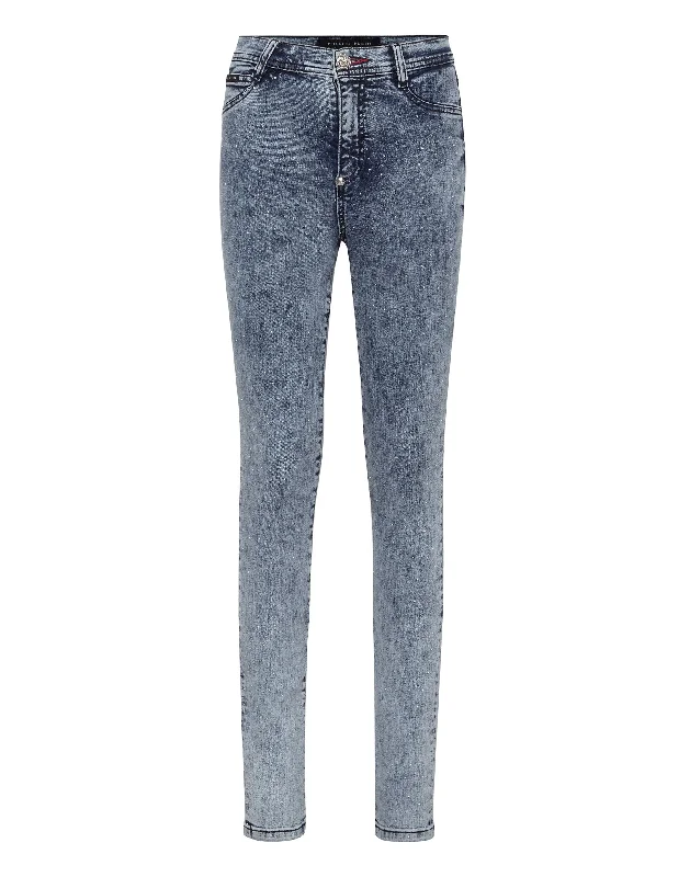 Printed Patterns High Waist Jegging Crystal