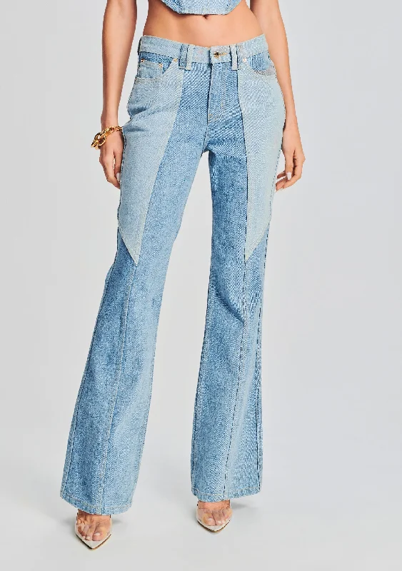 Artistic Temperament Rafael Patchwork Denim Jean