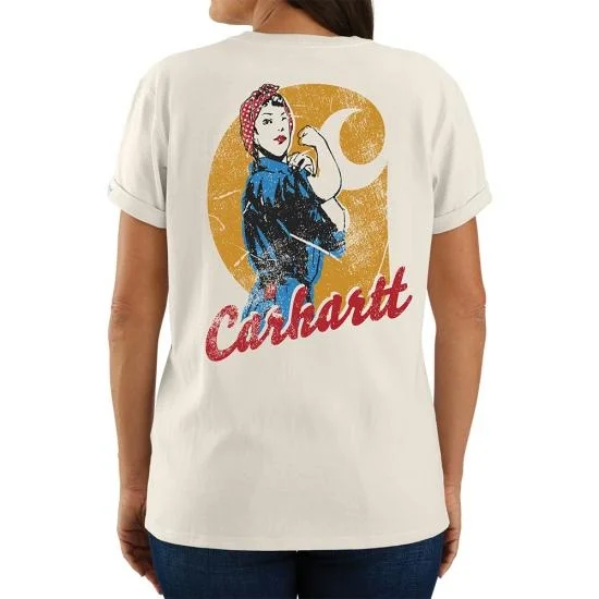 Classic Series Women's Loose Fit Heavyweight Short-Sleeve Love of Labor Graphic T-Shirt