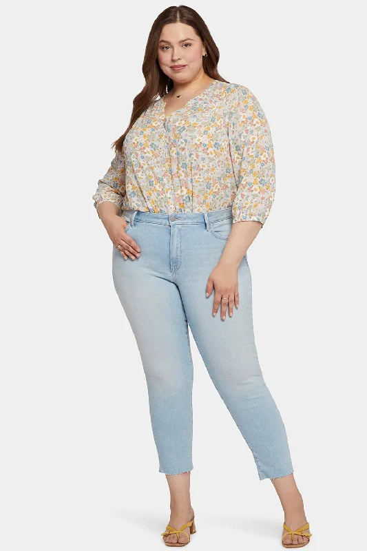 High Street Design Alina Skinny Ankle Jeans In Plus Size - Dunes